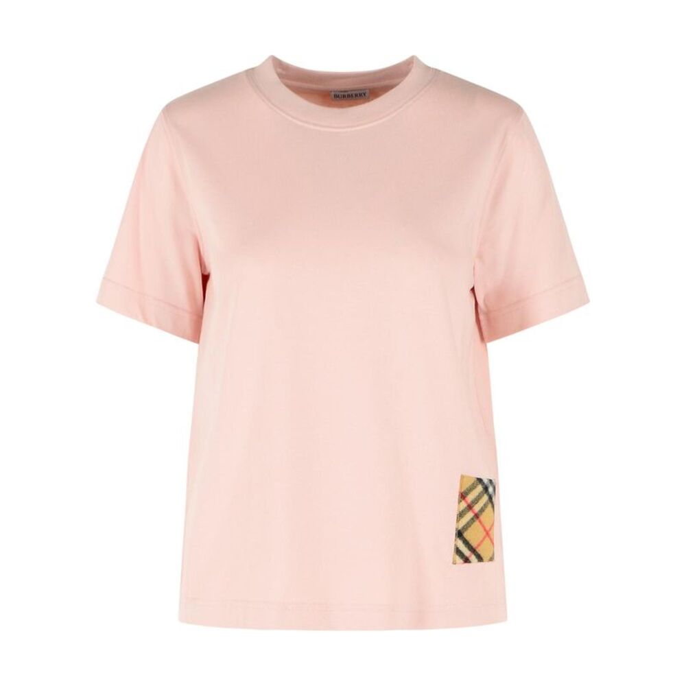 Burberry 'Frankie' Pink Cotton Bouquet T-Shirt Women